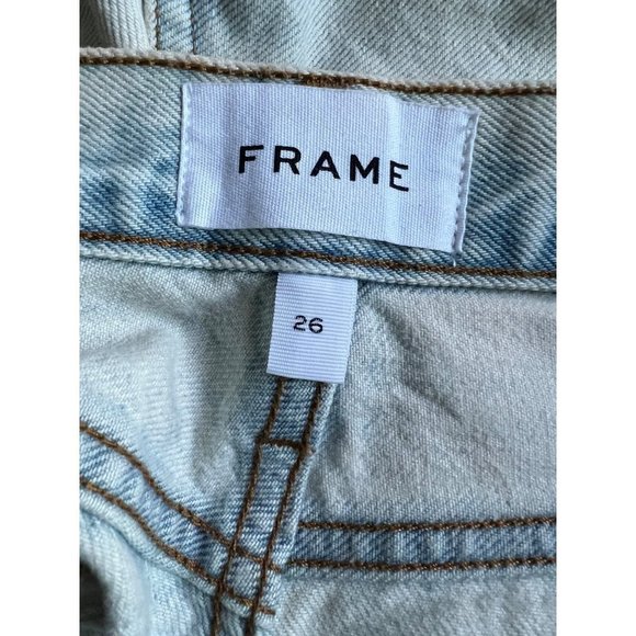 Frame denim reverse side relaxed short talia sz 26 but fits like 28 RUNS LARGE - Picture 5 of 5